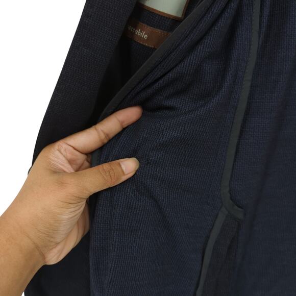 Canali Men US 48 Impeccabile Wool Blend Sports Blazer Blue Micro Check NEW FLAW - Picture 8 of 13